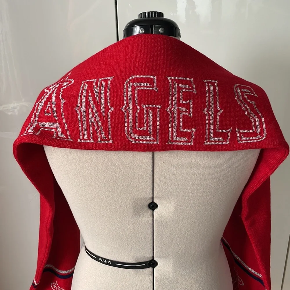 Forever ANGELS Scarves in Red/Silver/Blue One Size NWOT